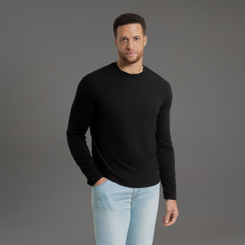 Cloud Long Sleeve T-Shirt - Black